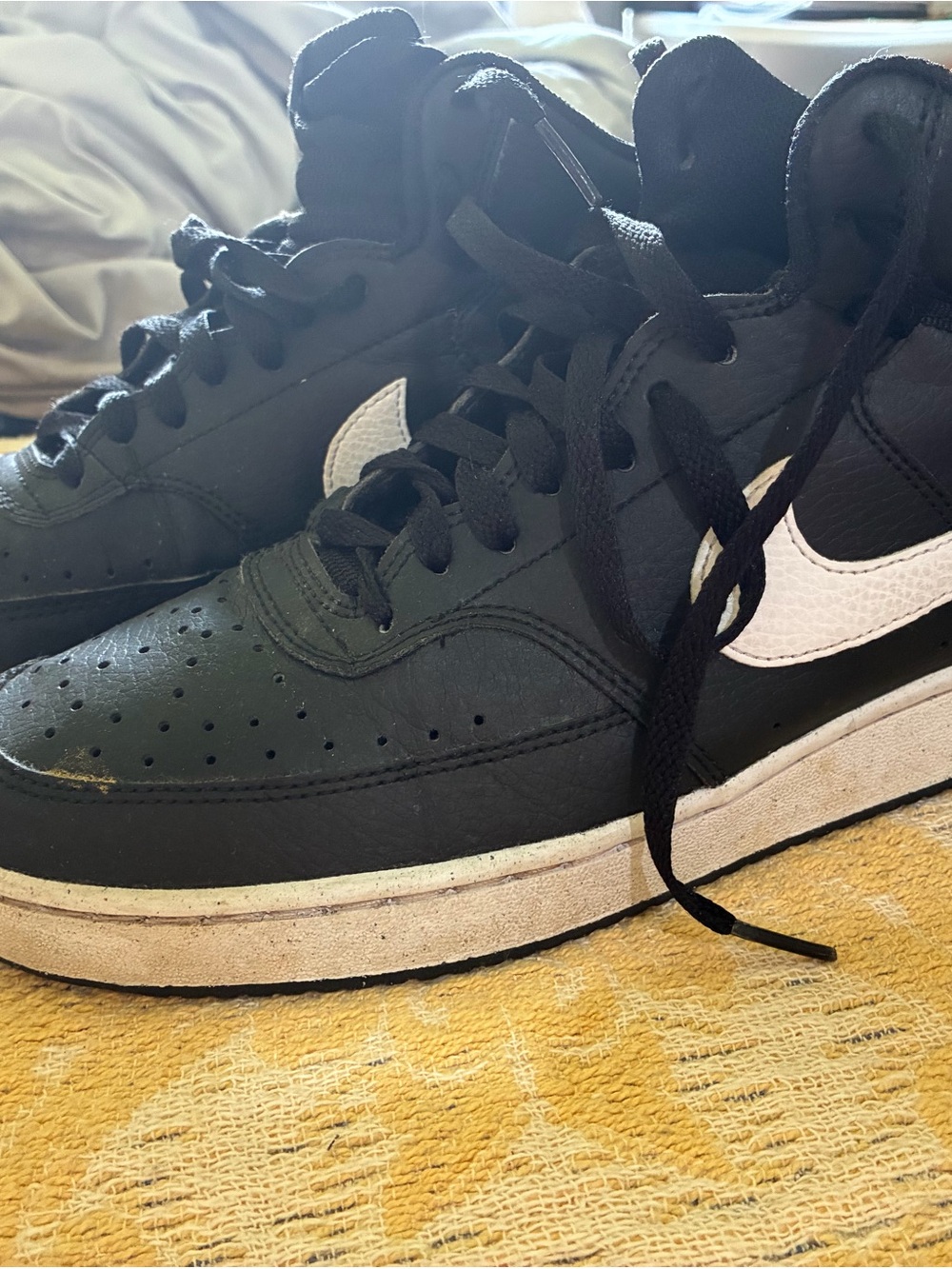 Nike Black and White Low-Top Sneakers